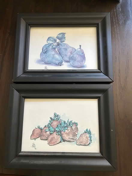 Photo of free Two small framed prints (Riverside/Hunt Club) #1
