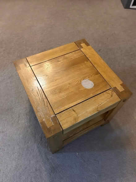 Photo of free Solid Oak Side Table (DA12) #2