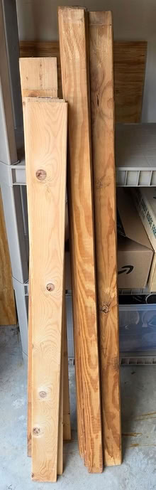Photo of free Wood slats (Howell) #1