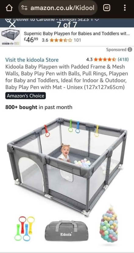 Photo of free Playpen (Honor oak) #1