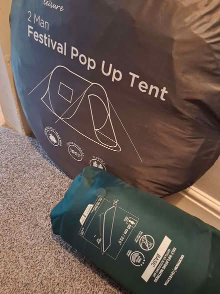 Photo of free 2 person pop up tent and single sleeping mat - please read d (Malin Bridge S6) #1