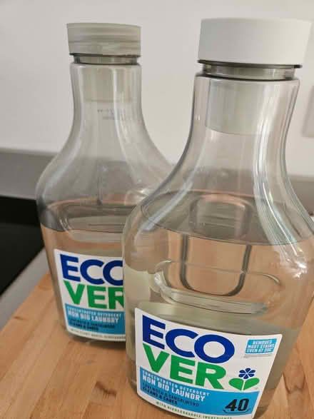 Photo of free Ecover laundry liquid, 2 part-used bottles (Kingston KT1) #1