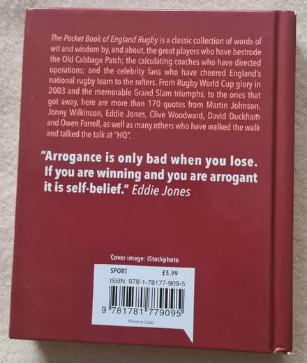 Photo of free England Rugby book (Earley RG6) #2