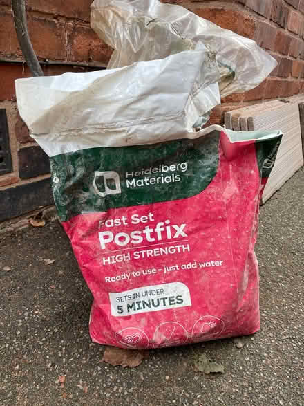 Photo of free 1/4 bag postcrete (West Bridgford NG2) #1