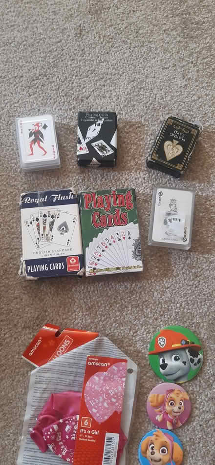 Photo of free 6 packs of playing cards (KT16 chertsey) #1