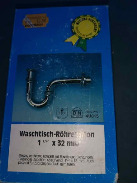 Photo of free 32mm chrome basin trap (Bussage GL6) #2