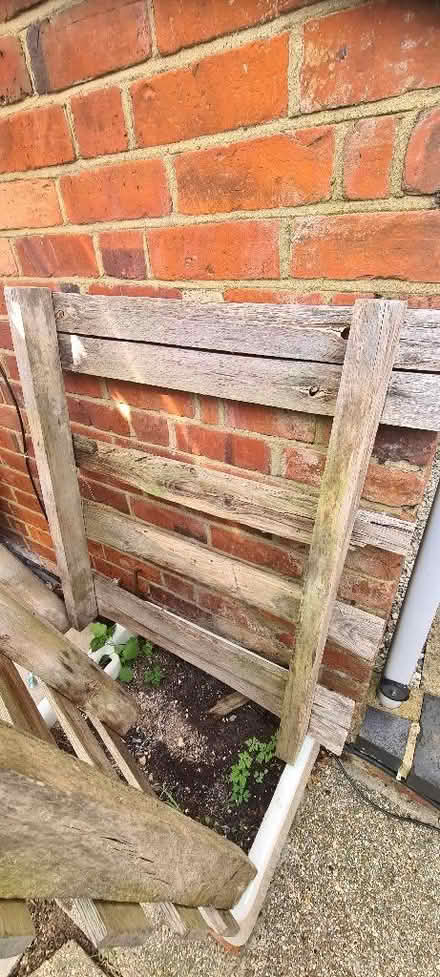 Photo of free Wooden pallets (Earley RG6) #3