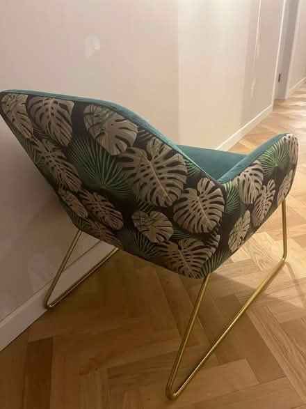 Photo of free Velvet mid century style arm chair (B90 1ql) #3