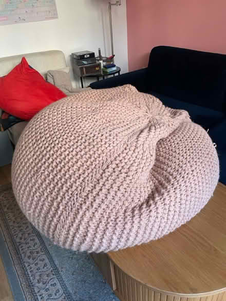 Photo of free Pink bean bag (E5 9GA) #4