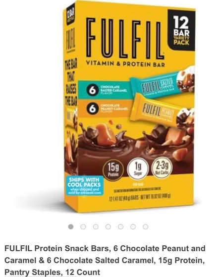 Photo of free 2 boxes FULFIL Protein Snack Bars (Valencia Avenue, Sunnyvale) #1