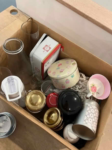 Photo of free Box of kitchen things (Great Portland Street W1) #1