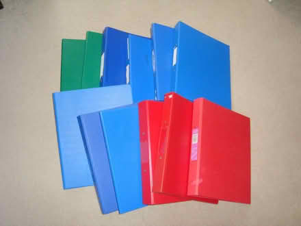 Photo of free 12 used ringbinder files (Burntwood CH5) #1