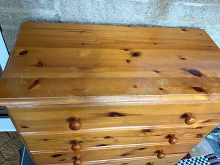 Photo of free 6 drawer pine chest of drawers (Eynsham OX29) #1