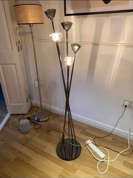 Photo of free Bouquet style chrome floor lamp (E5 9GA) #1