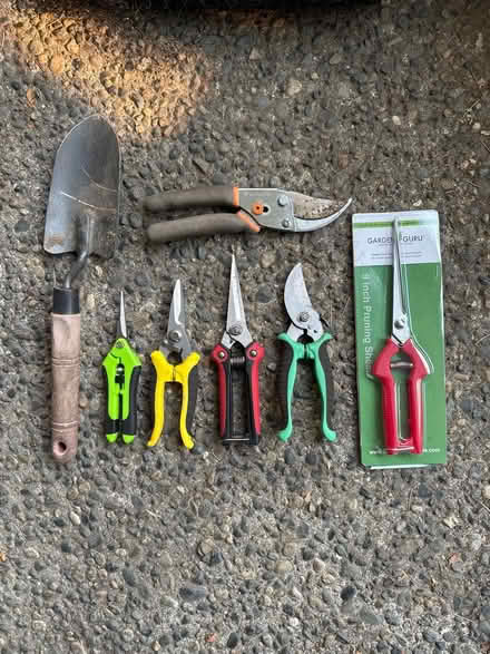 Photo of free Garden Pruners and a trowel (West Seattle) #1