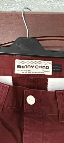 Photo of free Burgundy Chinos 32 (West Malling) #3