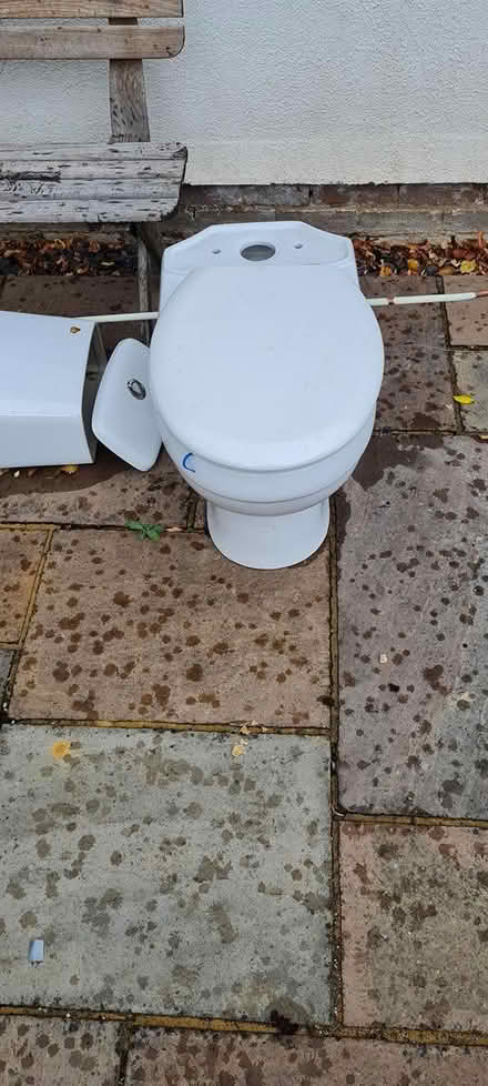 Photo of free White toilet and cistern (CB21) #2