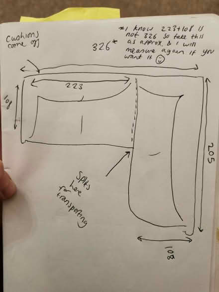 Photo of free Large L shape sofa (S8 meersbrook) #3