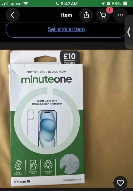 Photo of free iPhone 16 Case + Screen Protector (Milford, Surrey) #1