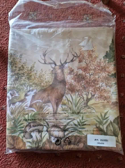 Photo of free Pretty Vinyl Tablecloth (Woodley RG5) #1