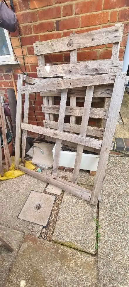 Photo of free Wooden pallets (Earley RG6) #1