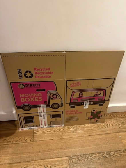Photo of free Moving Boxes (Clapham South) #1