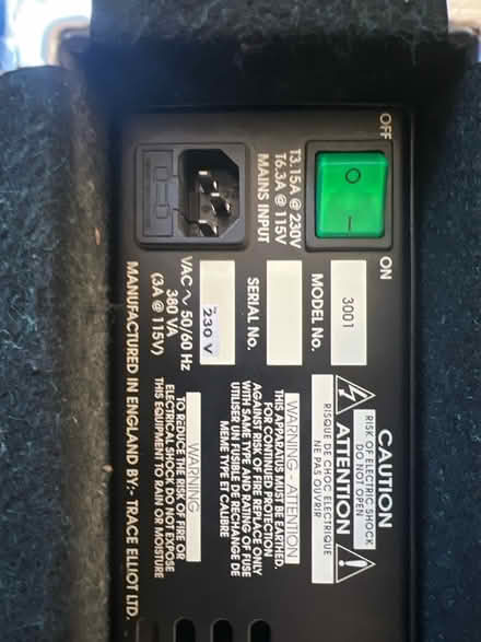 Photo of free Trace Elliot bass head (Wateringbury ME18) #3