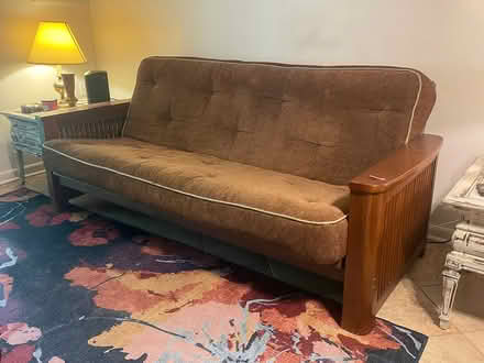 Photo of free Furniture, lamp, quilt rack (Niceville) #1