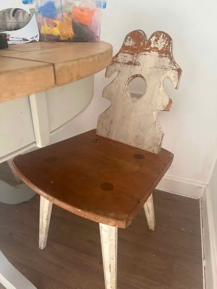 Photo of free 4 little wooden chairs (Maidstone ME15) #2