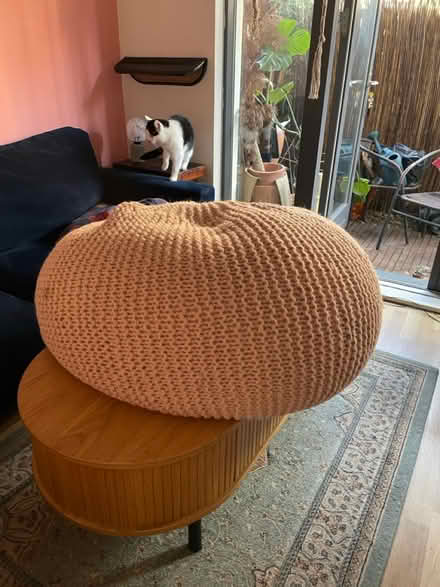 Photo of free Pink bean bag (E5 9GA) #1