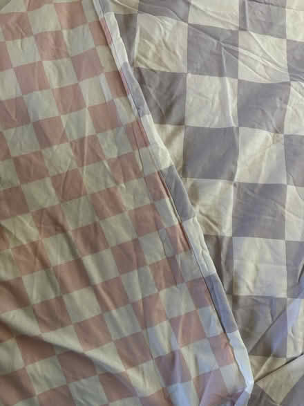 Photo of free King size checked duvet cover (Carshalton SM5) #2