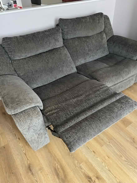 Photo of free Grey Recliner sofa (Polegate) #2