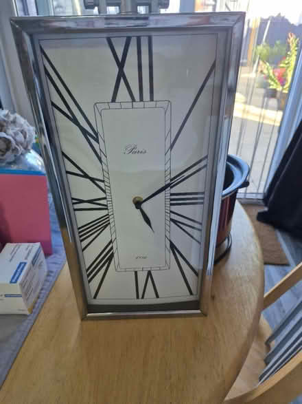 Photo of free Silver wall clock (Chichester) #1