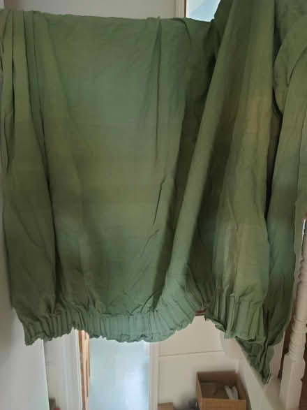 Photo of free Huge green curtains (Harringay N4) #2