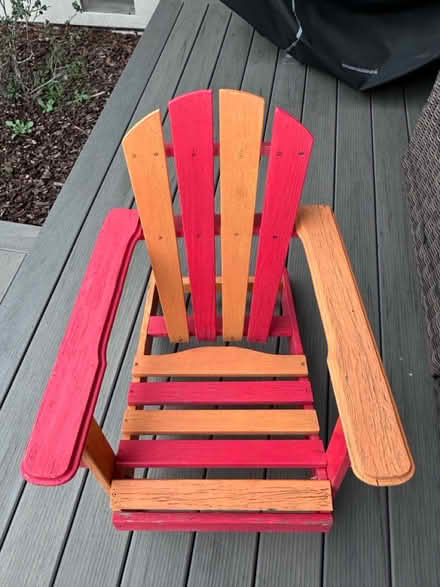 Photo of free Kids Adirondack chairs (Mountain View) #1