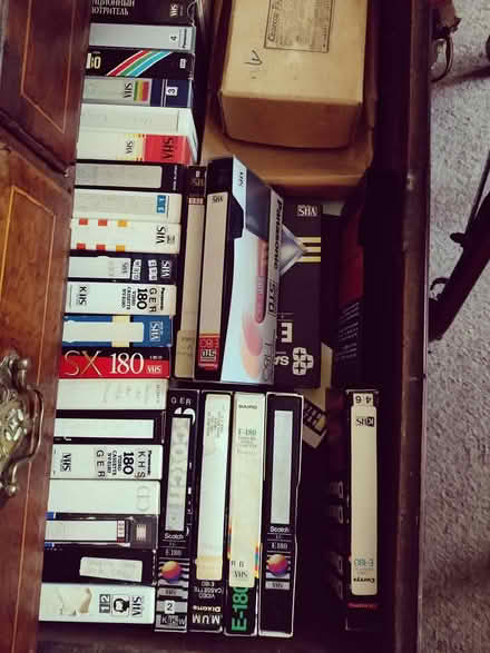 Photo of free VHS tapes for re-recording (Central Rugby CV21) #1