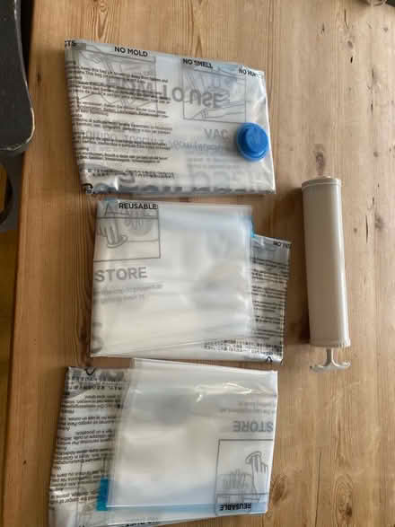 Photo of free Unused vacuum storage bags x3 (Grange CH48) #1