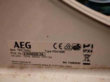 Photo of free AEG Vented tumble dryer (Lazonby CA10) #2