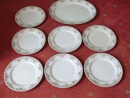 Photo of free 7 Dinner Plates and Serving Platter (North Ascot SL5) #2