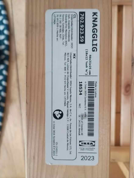 Photo of free IKEA knagglig wooden box (Blackheath SE3) #1