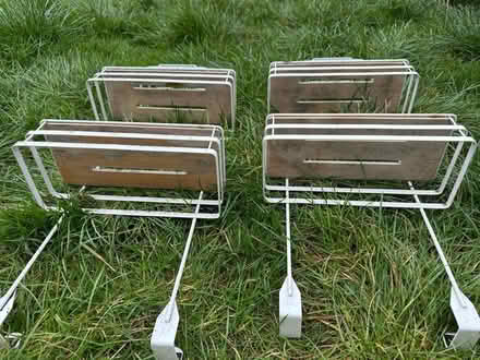 Photo of free Bathroom shelf metal and bamboo (Woodford green IG8) #2