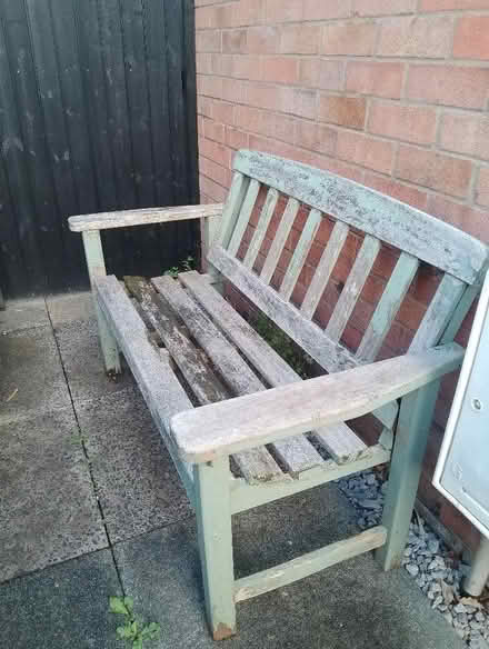 Photo of free Wooden garden bench (Heald Green SK8) #1