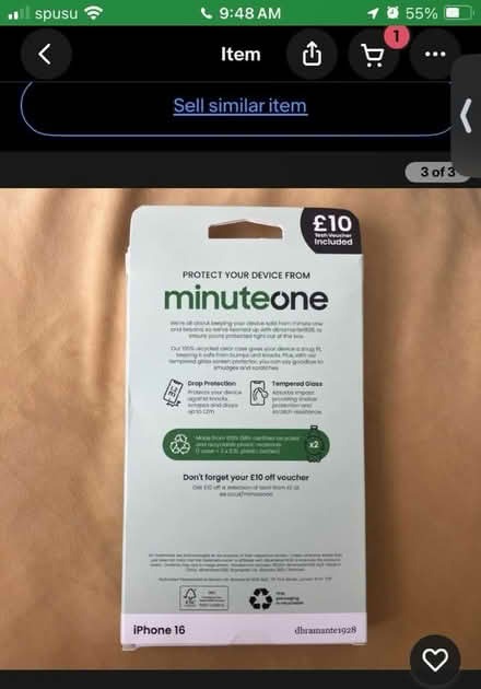 Photo of free iPhone 16 Case + Screen Protector (Milford, Surrey) #3