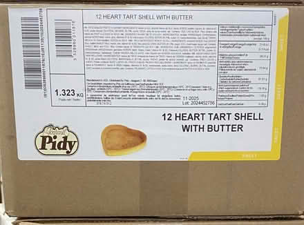 Photo of free 12 Heart Tart Shells With Butter (Rotherham S65) #1