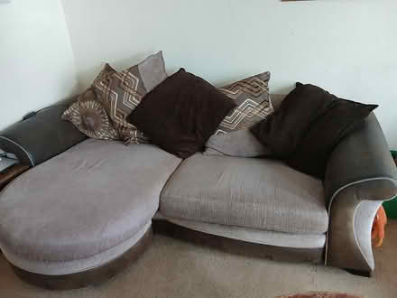 Photo of free Corner sofa with swivel chair (Chichester - West Sussex) #2