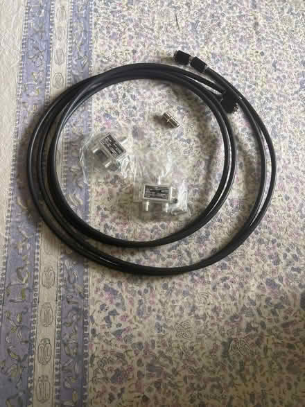 Photo of free Two PPC Coax cables and splitters (Belmont-Watertown) #1