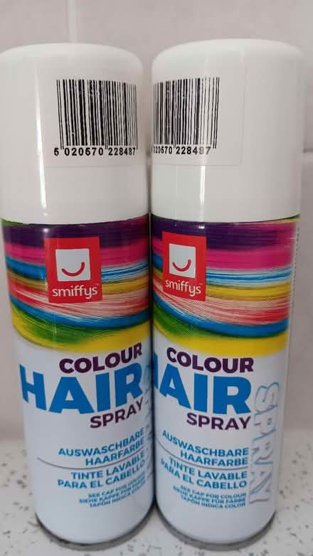 Photo of free Tinted wash out hair spray - white (Ringwood BH24) #1