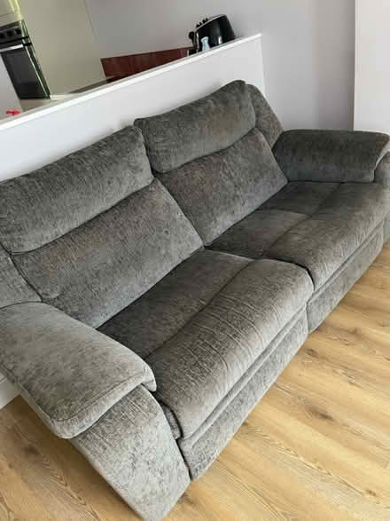 Photo of free Grey Recliner sofa (Polegate) #1