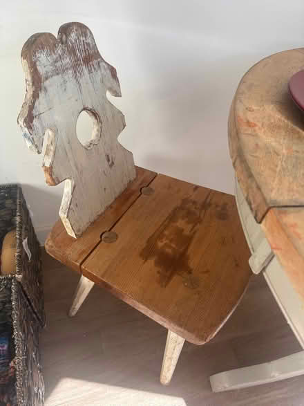 Photo of free 4 little wooden chairs (Maidstone ME15) #4