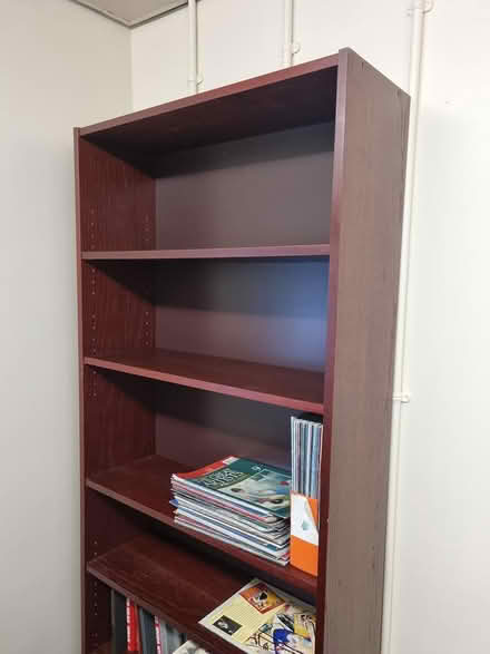 Photo of Dark wood ikea Billy book shelf (Meersbrook S2) #1